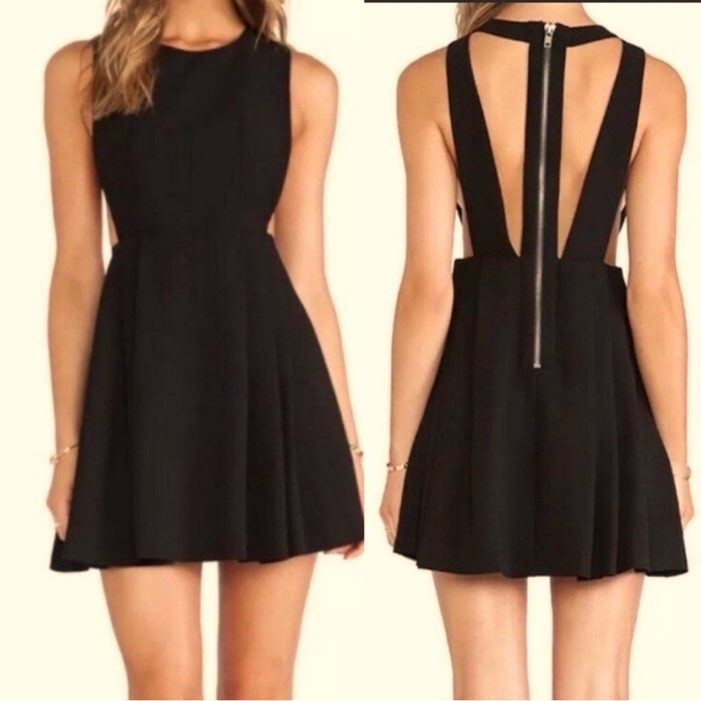BCBGeneration Black Apron Dress